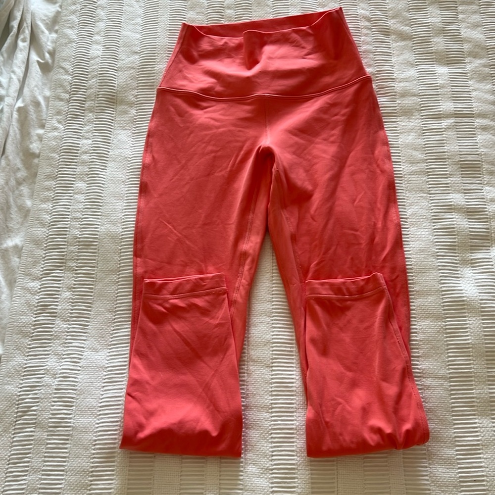 Lululemon align coral leggings